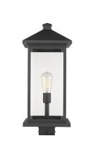 Z-Lite 531PHBXLS-BK - 1 Light Outdoor Post Mount Fixture