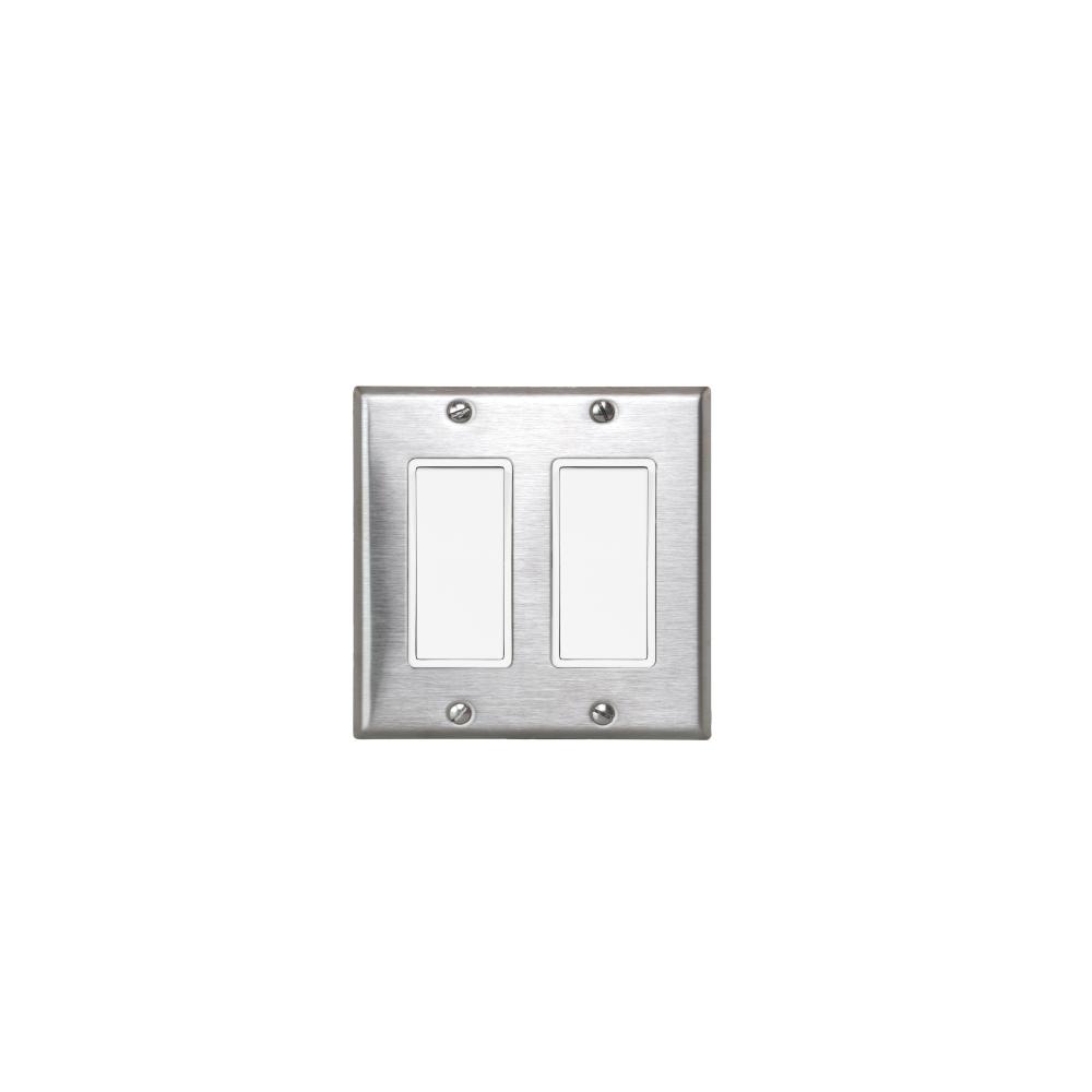 Eurofase EFSSPS2 On/Off Switch with Stainless Steel Plate and Box