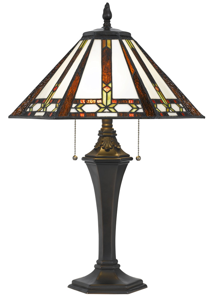 60W X 2 Tiffany Table Lamp