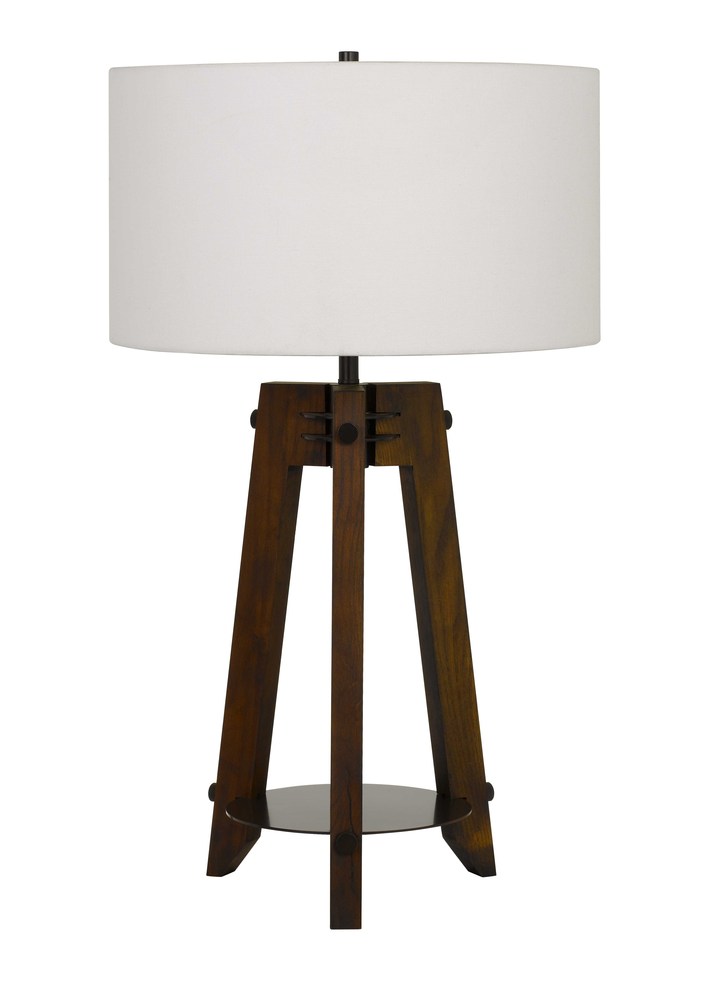 31.5" Height Table Lamp in Walnut Finish