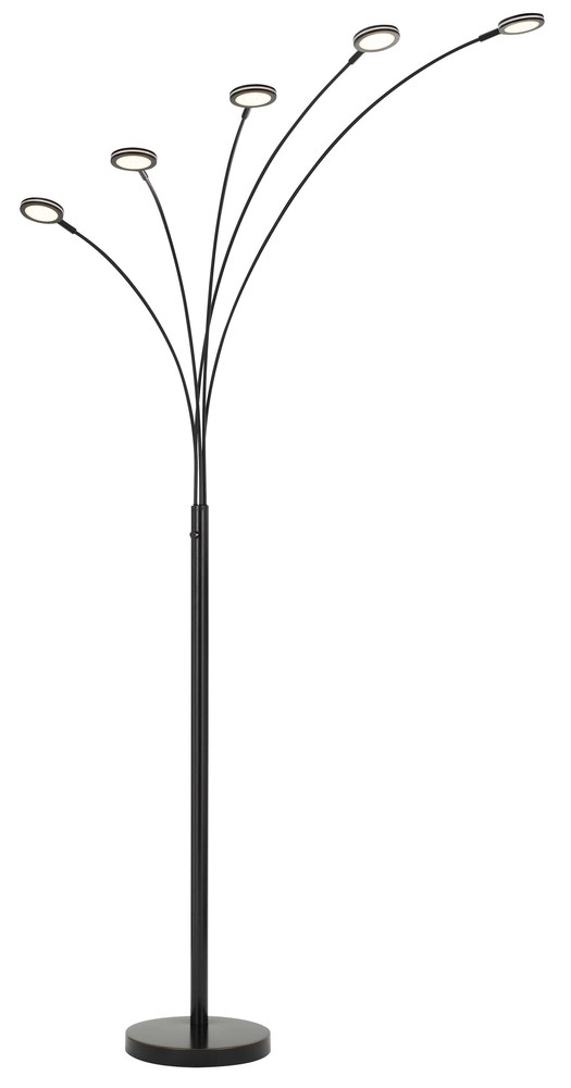 79" Height Metal Floor Lamp in Dark Bronze Finish