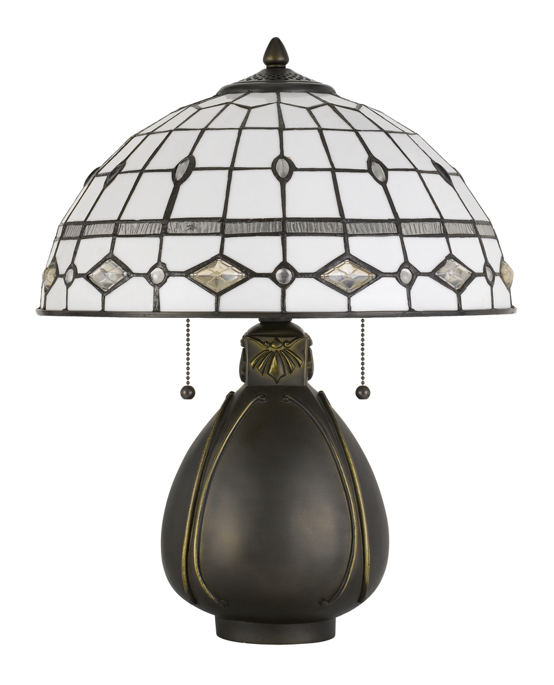 60W X 2 Tiffany Table Lamp