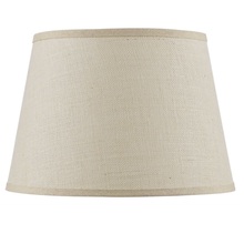 CAL Lighting SH-8111-18L - 13" Height Burlap Shade in Light Tan