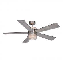 Vaxcel International F0101 - Ashford 52-in. Ceiling Fan Brushed Nickel