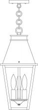 Arroyo Craftsman CRH-8CLR-P - 8" croydon pendant