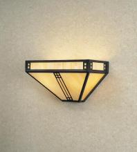 Arroyo Craftsman PS-12GW-BK - 12" prairie sconce