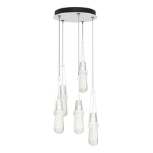 Hubbardton Forge 131120-SKT-STND-02-YG0434 - Link 5-Light Blown Glass Pendant