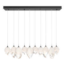 Hubbardton Forge 131145-SKT-STND-02-WP0756 - Chrysalis 10-Light Mixed Crystal Pendant