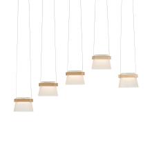 Hubbardton Forge 136570-LED-STND-82-WD-YE0560 - More Cowbell LED Pendant