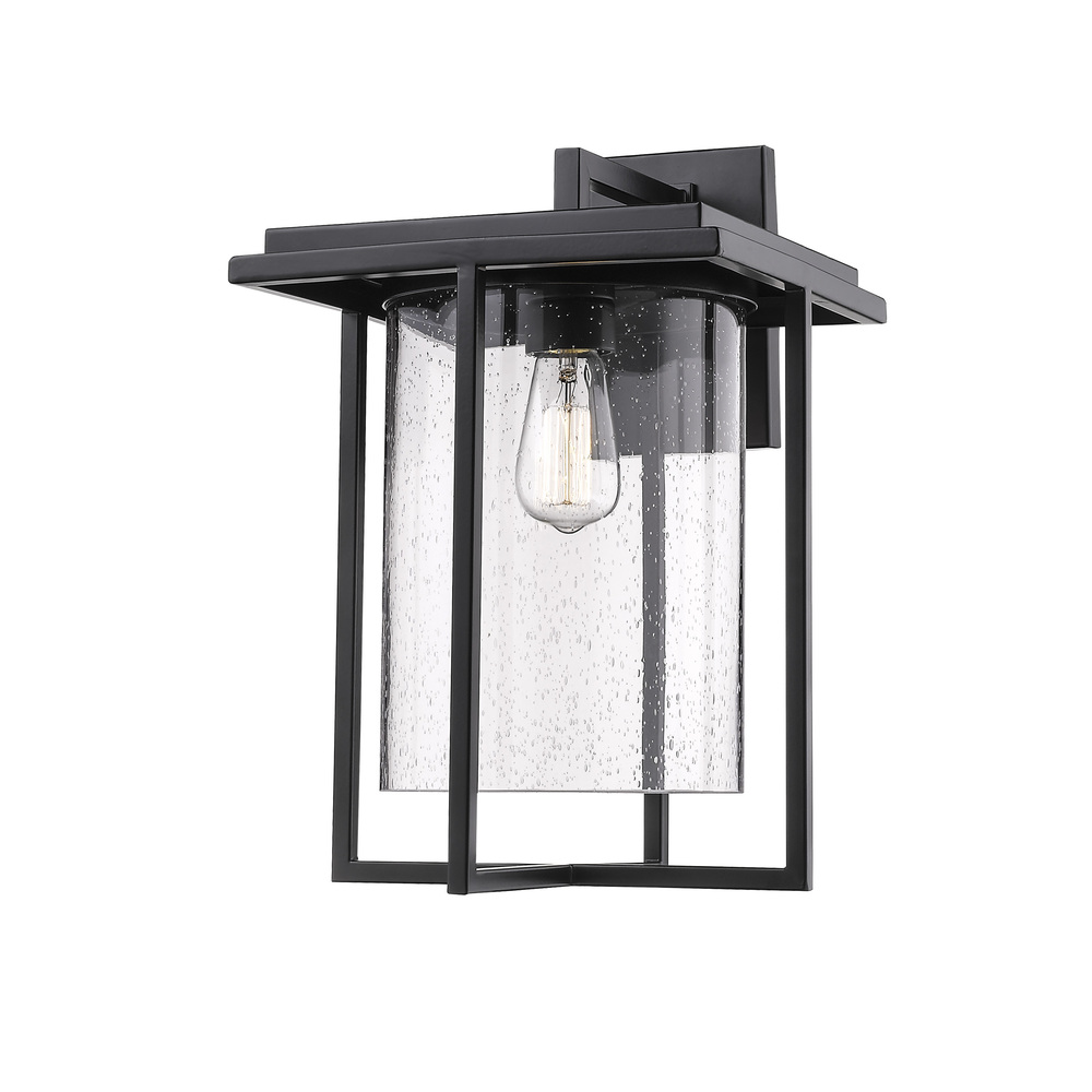 Adair 1-Light Outdoor Wall Sconce Powder Coated Black