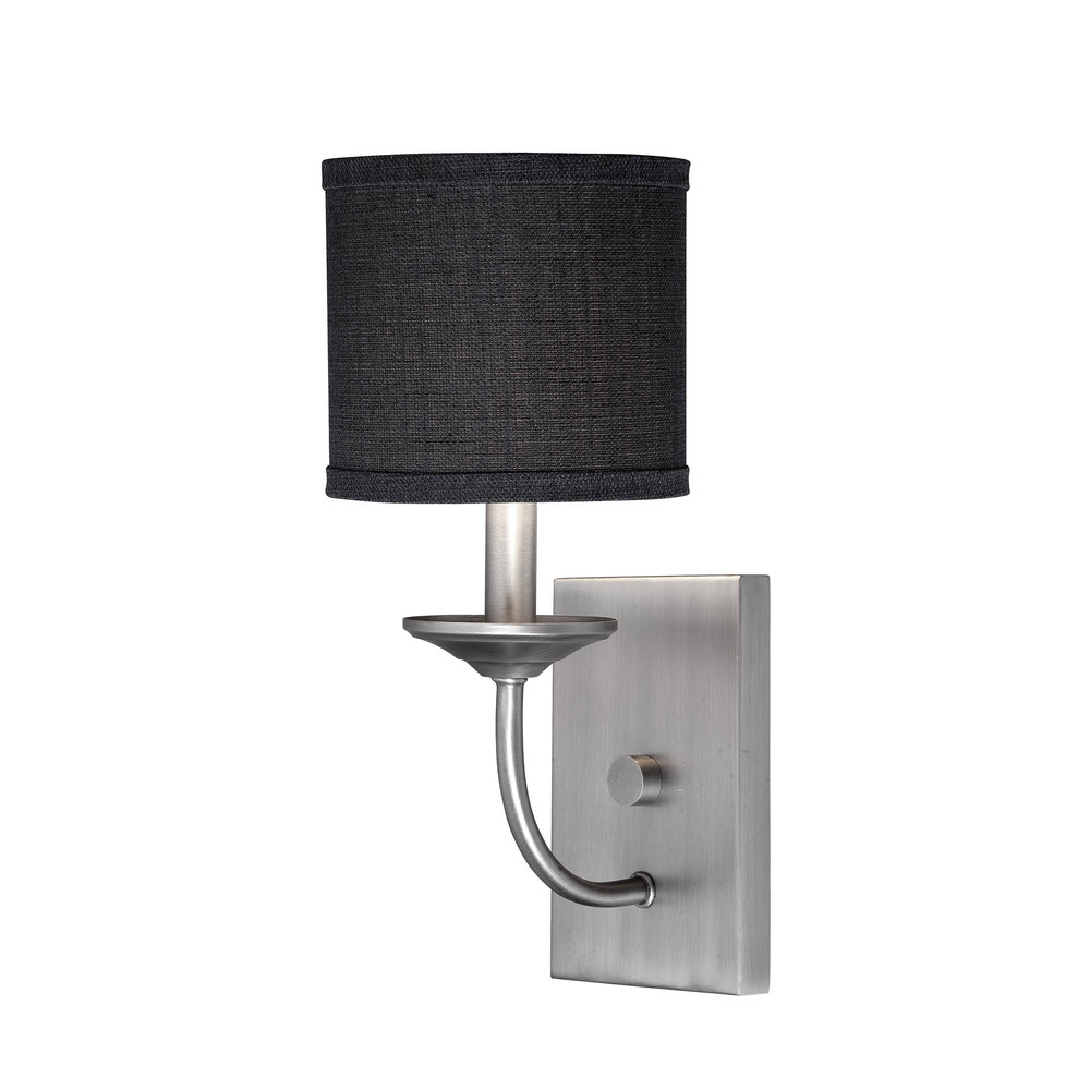 Jackson 1-Light Wall Sconce Brushed Pewter