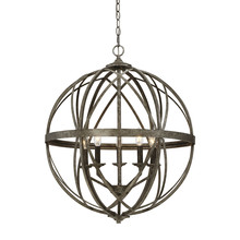 Millennium 2285-AS - Lakewood 5-Light Pendant light Antique Silver