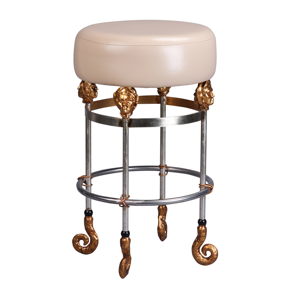 Armory Short Putty Bar Stool