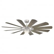 Modern Forms US - Fans Only FR-W2201-65L-ST/WW - Wyndmill Downrod ceiling fan