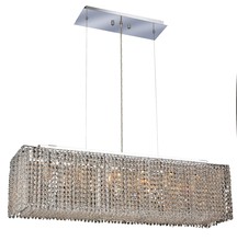 Elegant 1291D38C-CL/SA - Moda 6 light Chrome Chandelier