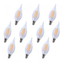 Elegant E12LED122-10PK - LED E12 CANDELABRA, 5000K, 300 degree, CRI80, ES, UL/CUL, 4W, 40W EQUIVALENT, 15000HRS