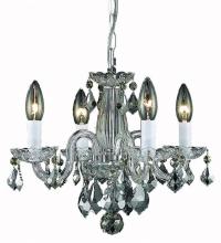 Elegant LD7804D15C - Azalea Collection Pendant D15in H12in Lt:4 Chrome Finish