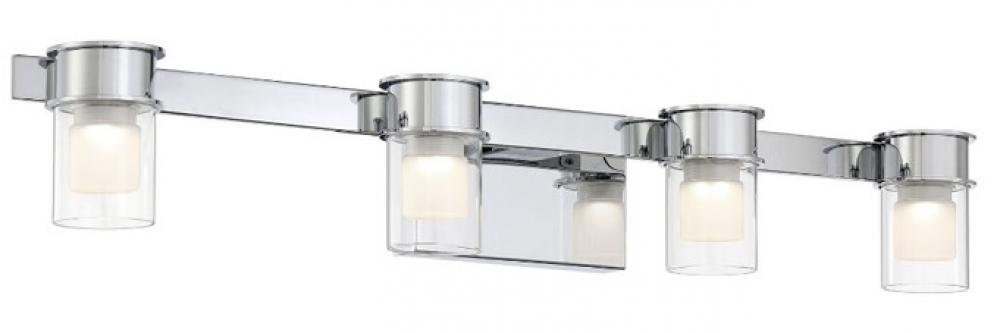 Herald Square - 4 Light LED Bath Chrome