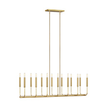 Visual Comfort & Co. Studio Collection EC10614BBS - Brianna Linear Chandelier