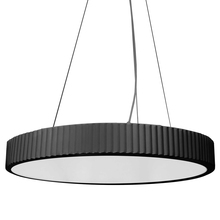 Dainolite NBO-2240LEDP-MB - 42W LED Pendant, Matte Black with White Acrylic Diffuser