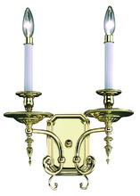 Framburg 7662 PB - 2-Light Polished Brass Kensington Sconce