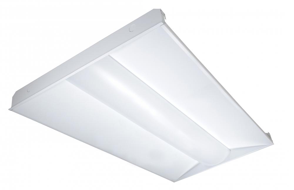 LED Troffer Fixture; 65 Watt; 2ft x 4ft; 4000K; 6736 Lumens; 100-277volt