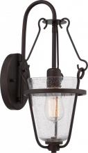 Nuvo 60/5281 - 1-Light Wall Mounted Light Fixture in Copper Espresso Finish with Clear Seeded Glass