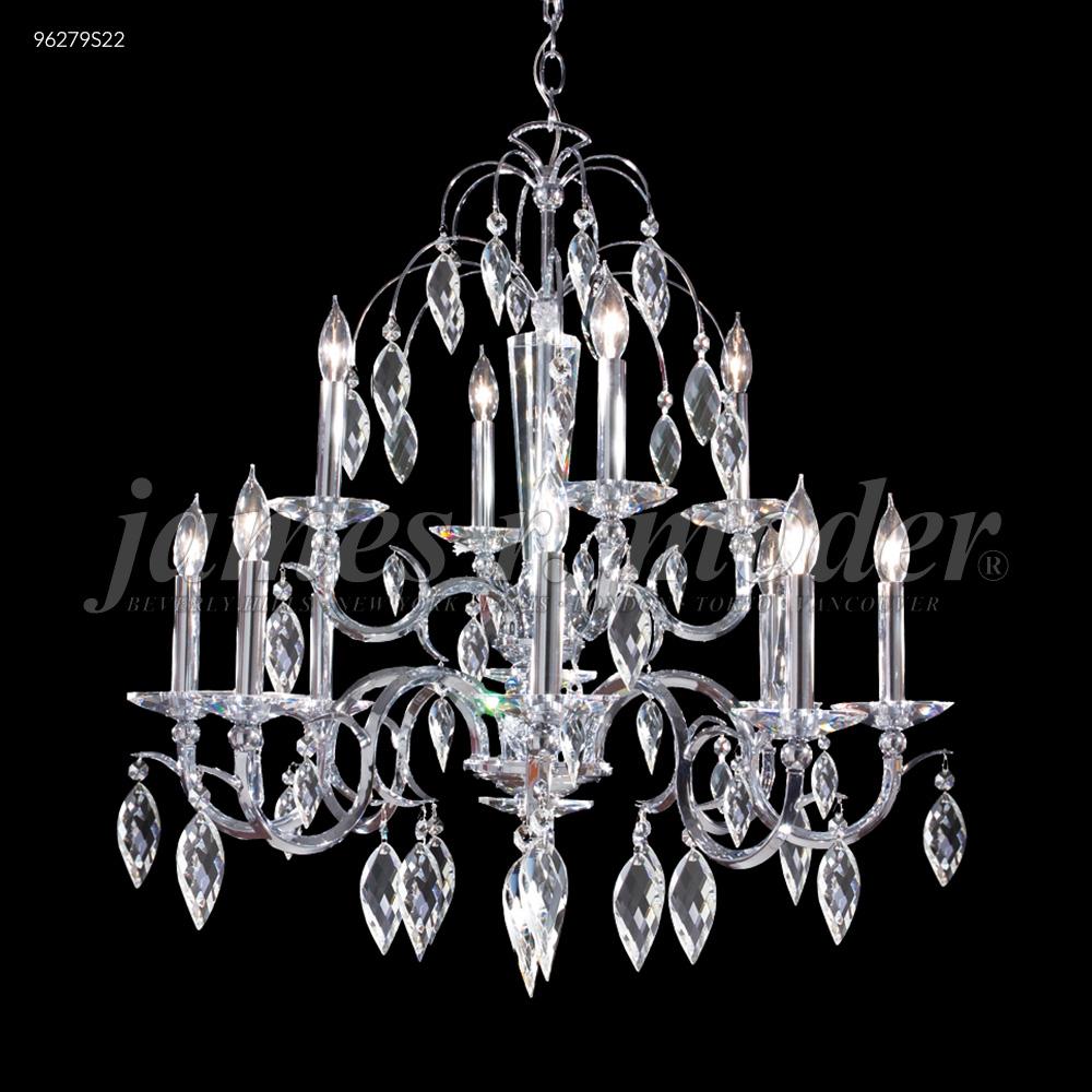 Sculptured Leaf 12 Arm Chandelier