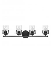 Hinkley 50264BK - Large Four Light Vanity