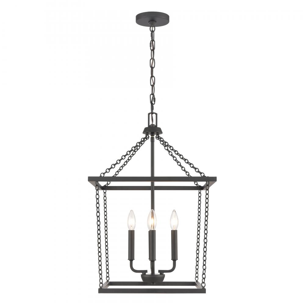 Emmett 17'' Wide 4-Light Pendant - Matte Black