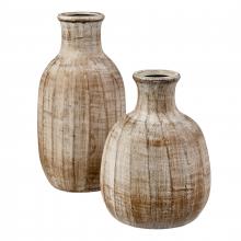 ELK Home S0017-11255/S2 - Mink Bottle - Set of 2 Toasted Cream (2 pack)