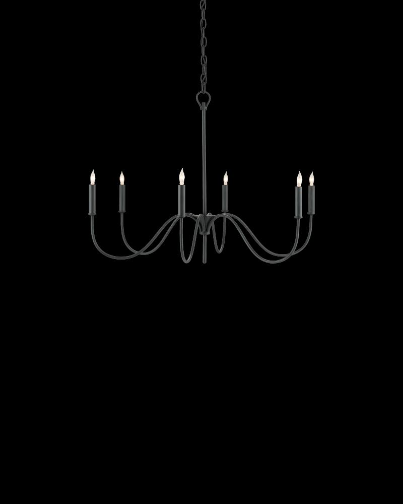 Tirrell Small Black Chandelier